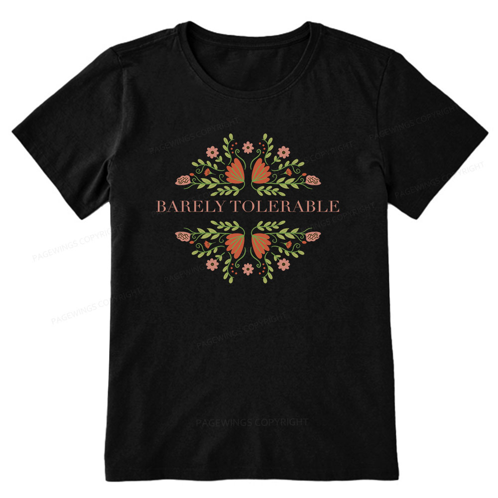 Pagewings Barely Tolerable Unisex Classic T-shirt