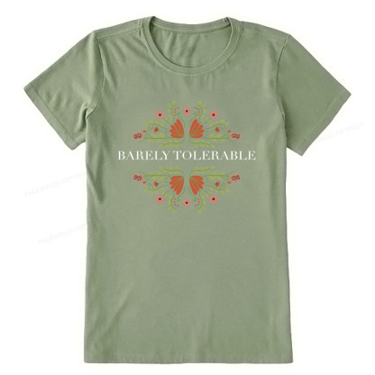 Pagewings Barely Tolerable Unisex Classic T-shirt
