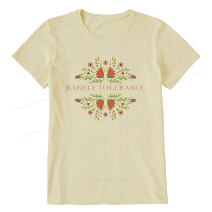 Pagewings Barely Tolerable Unisex Classic T-shirt