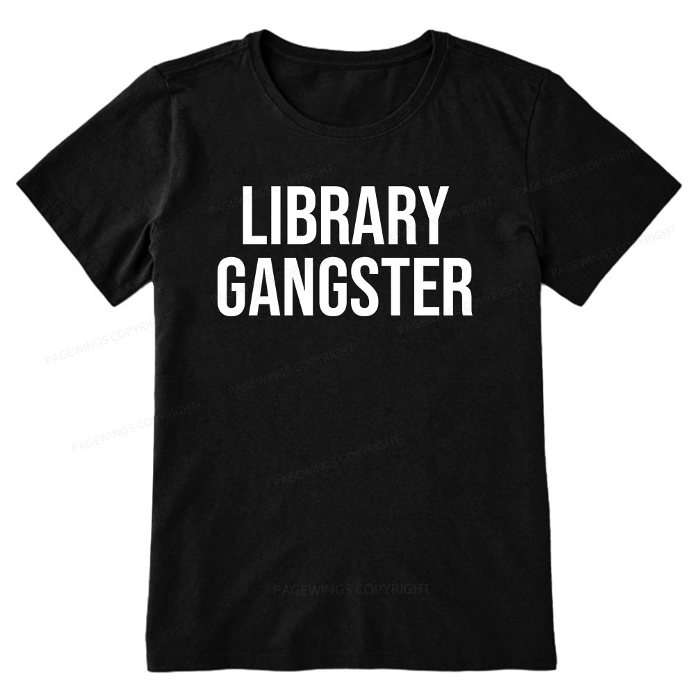 Pagewings Library Gangster Unisex Classic T-shirt