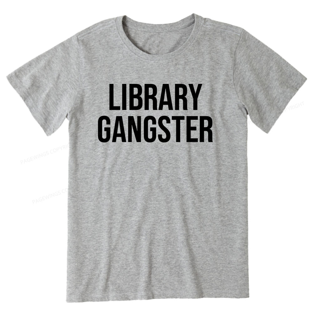 Pagewings Library Gangster Unisex Classic T-shirt