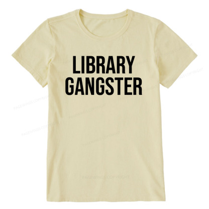 Pagewings Library Gangster Unisex Classic T-shirt