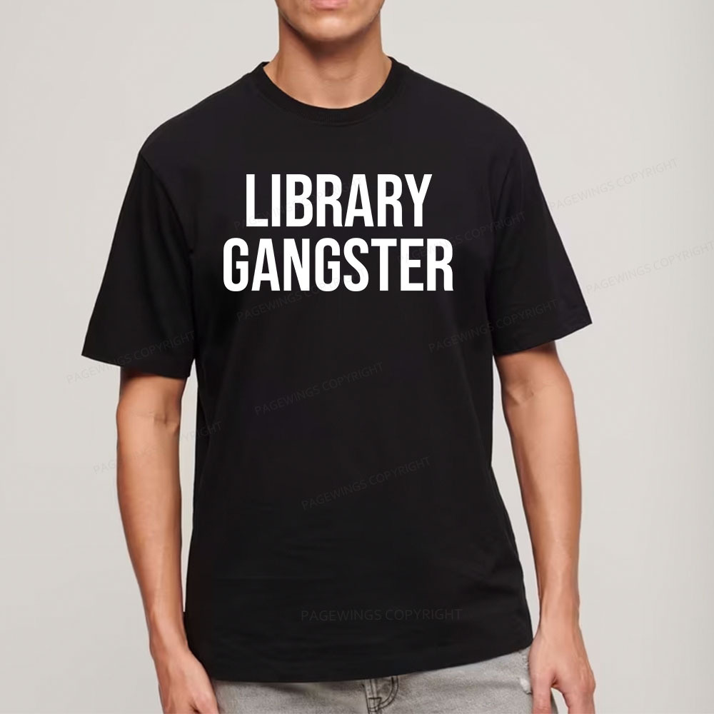 Pagewings Library Gangster Unisex Classic T-shirt