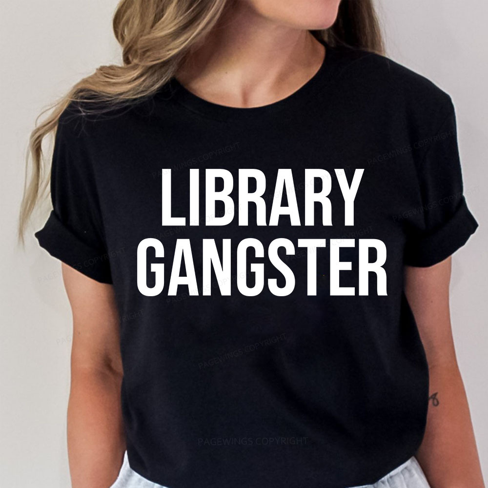 Pagewings Library Gangster Unisex Classic T-shirt