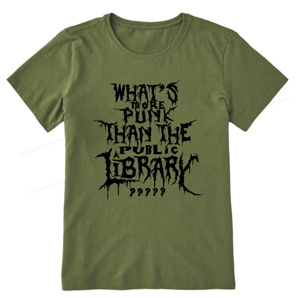 Pagewings What's More Punk Than The Public Library Unisex Classic T-shirt