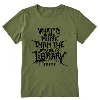 Pagewings What's More Punk Than The Public Library Unisex Classic T-shirt