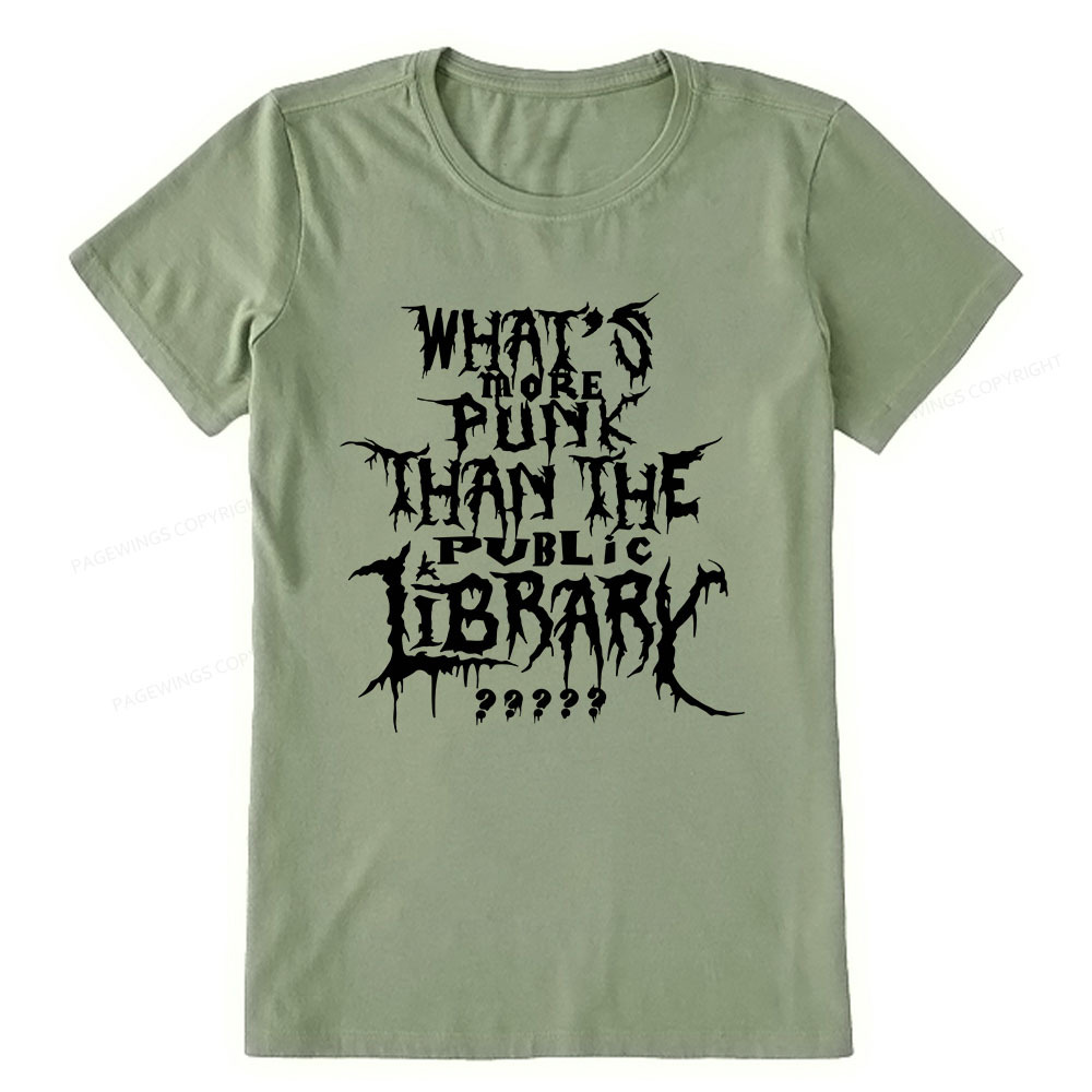 Pagewings What's More Punk Than The Public Library Unisex Classic T-shirt