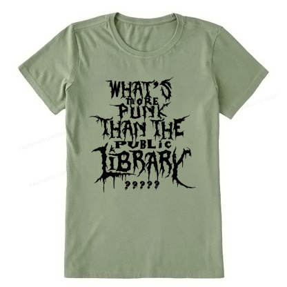 Pagewings What's More Punk Than The Public Library Unisex Classic T-shirt