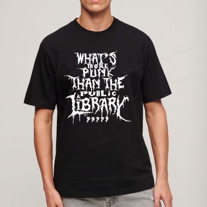 Pagewings What's More Punk Than The Public Library Unisex Classic T-shirt