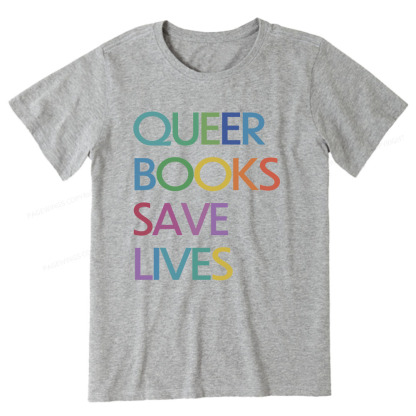 Pagewings Queer Books Save Lives Unisex Classic T-shirt