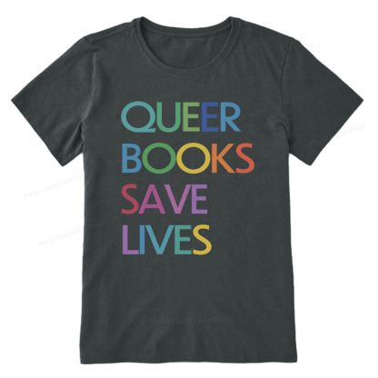 Pagewings Queer Books Save Lives Unisex Classic T-shirt