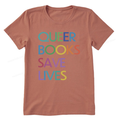 Pagewings Queer Books Save Lives Unisex Classic T-shirt