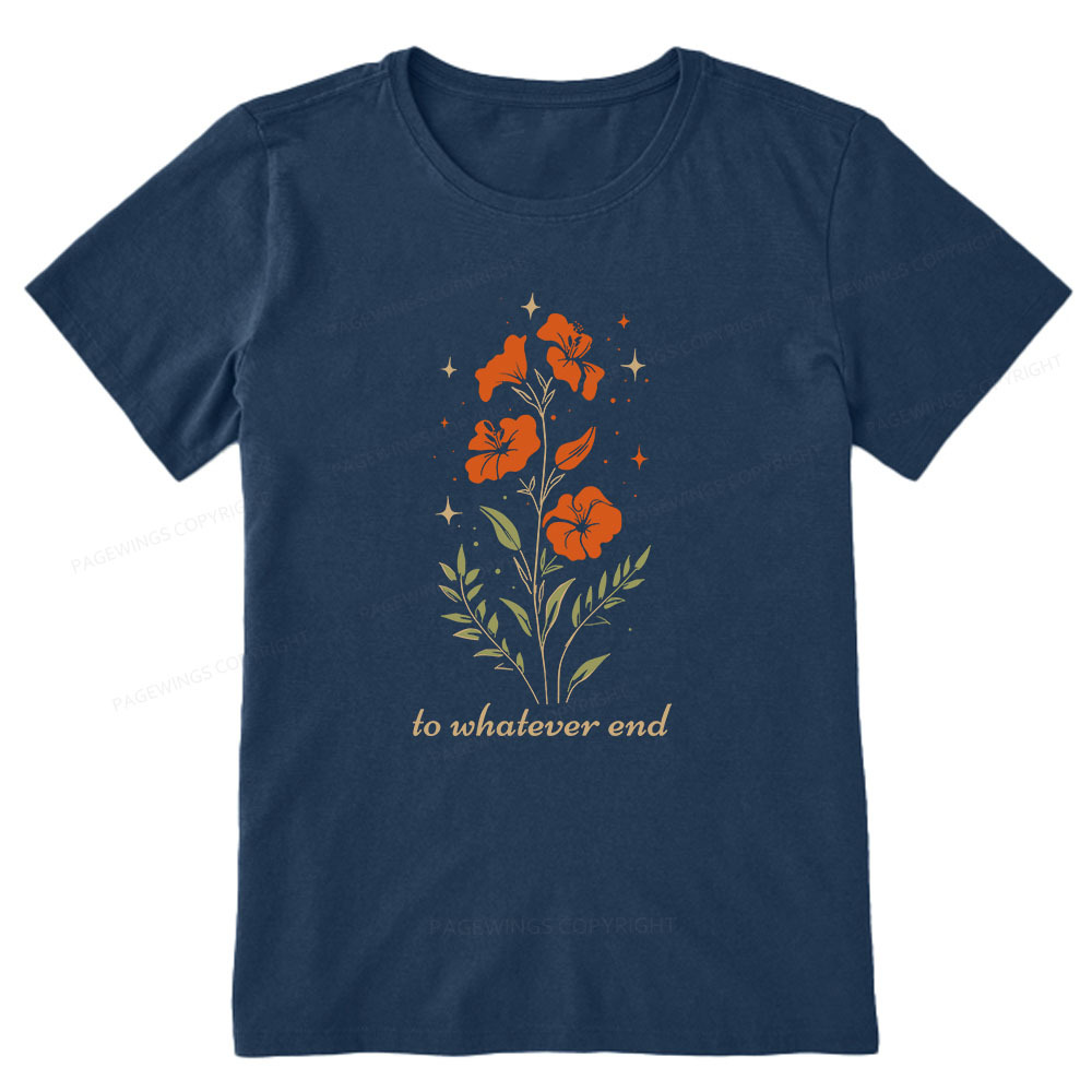 Pagewings Throne of Glass To Whatever End Unisex Classic T-shirt