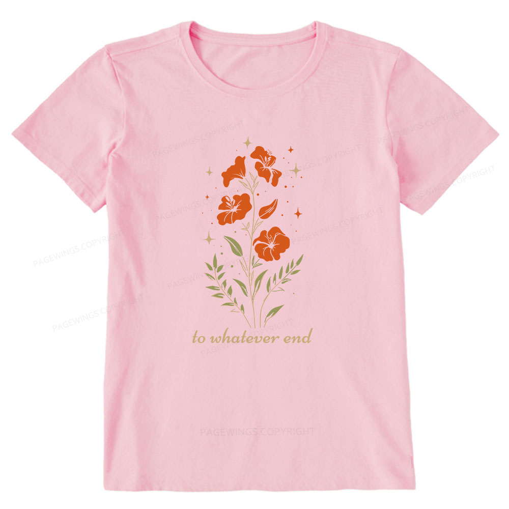 Pagewings Throne of Glass To Whatever End Unisex Classic T-shirt