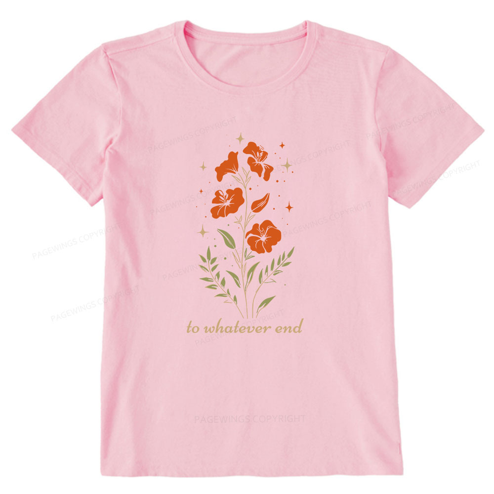 Pagewings Throne of Glass To Whatever End Unisex Classic T-shirt