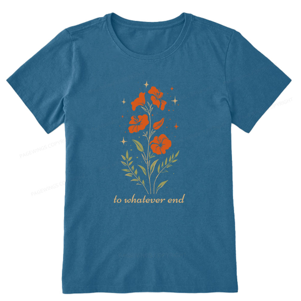 Pagewings Throne of Glass To Whatever End Unisex Classic T-shirt