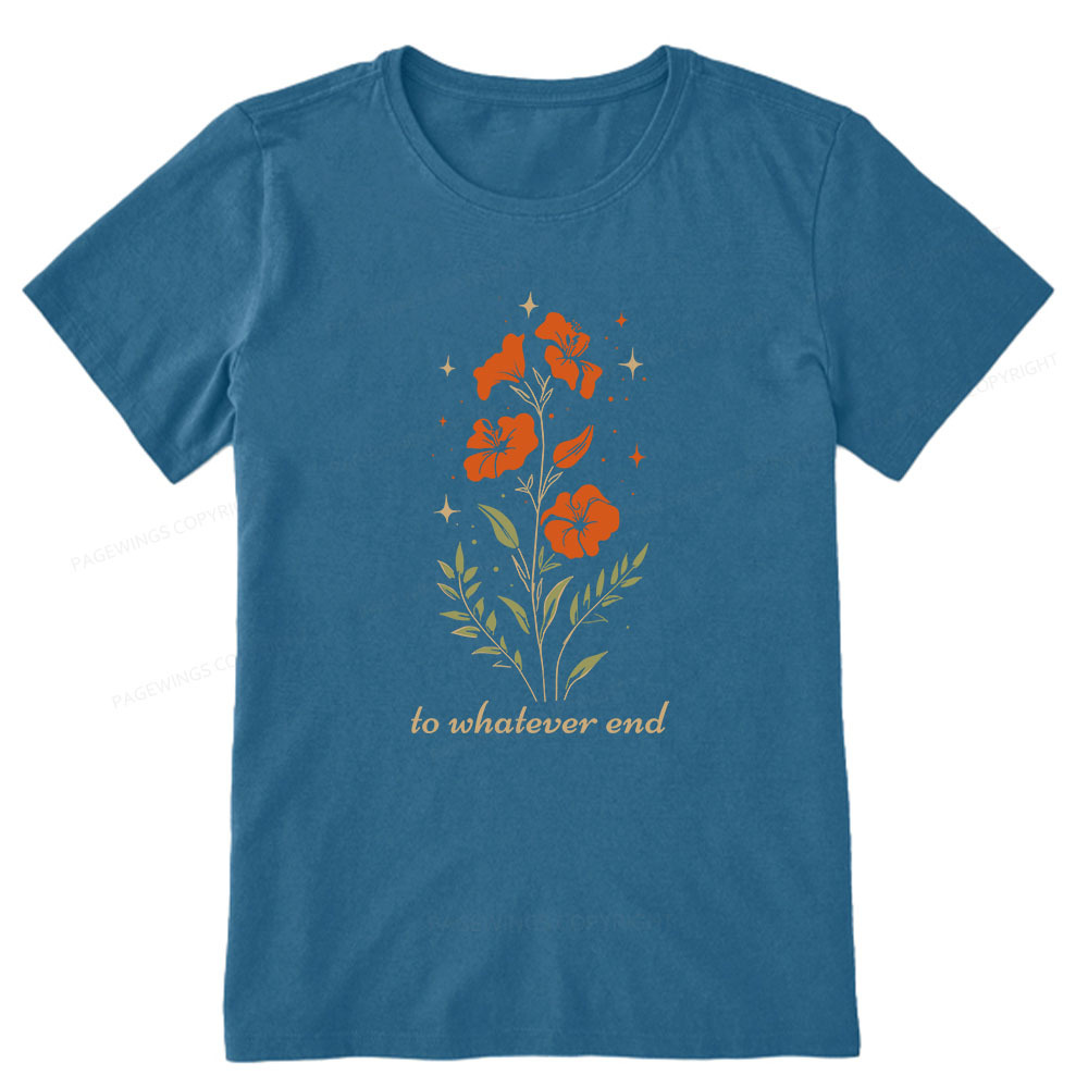 Pagewings Throne of Glass To Whatever End Unisex Classic T-shirt