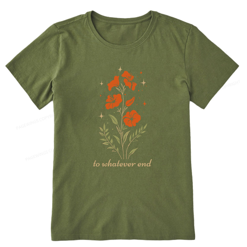 Pagewings Throne of Glass To Whatever End Unisex Classic T-shirt