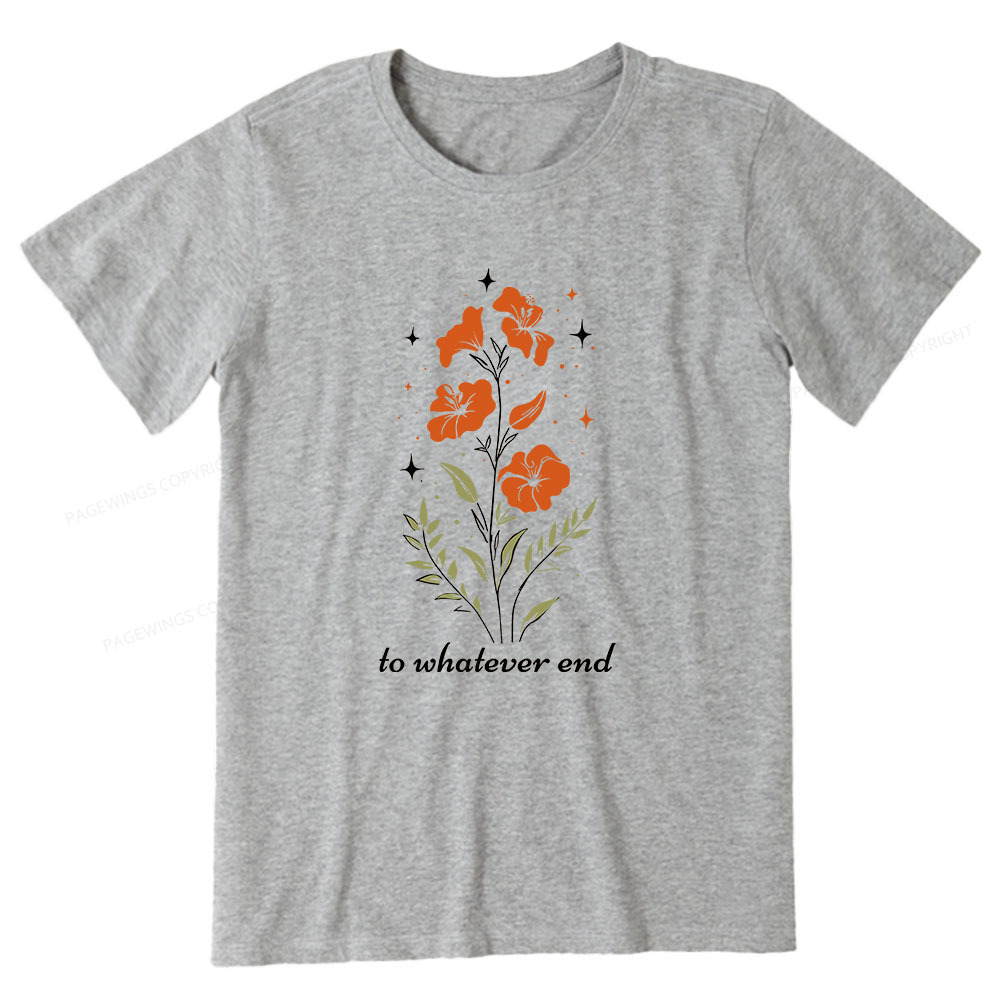 Pagewings Throne of Glass To Whatever End Unisex Classic T-shirt