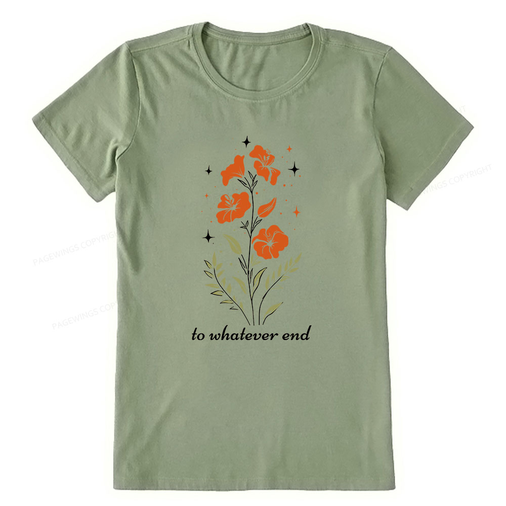 Pagewings Throne of Glass To Whatever End Unisex Classic T-shirt