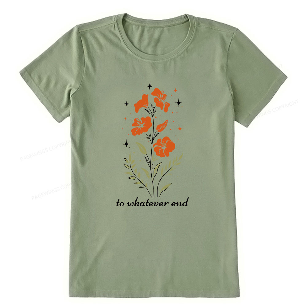 Pagewings Throne of Glass To Whatever End Unisex Classic T-shirt