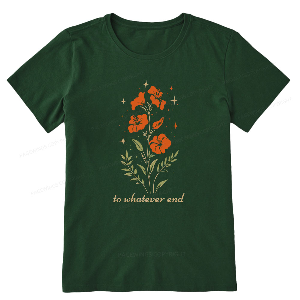 Pagewings Throne of Glass To Whatever End Unisex Classic T-shirt