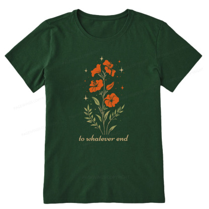 Pagewings Throne of Glass To Whatever End Unisex Classic T-shirt