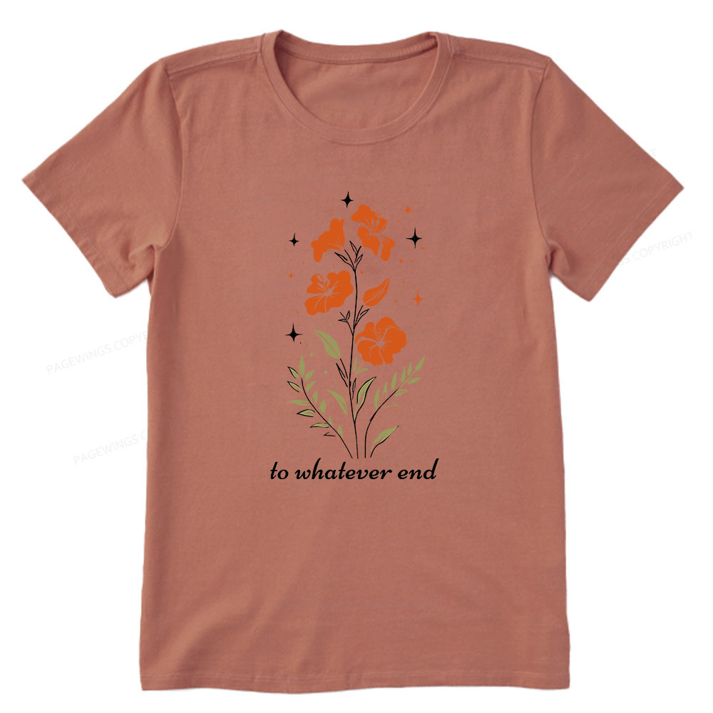 Pagewings Throne of Glass To Whatever End Unisex Classic T-shirt
