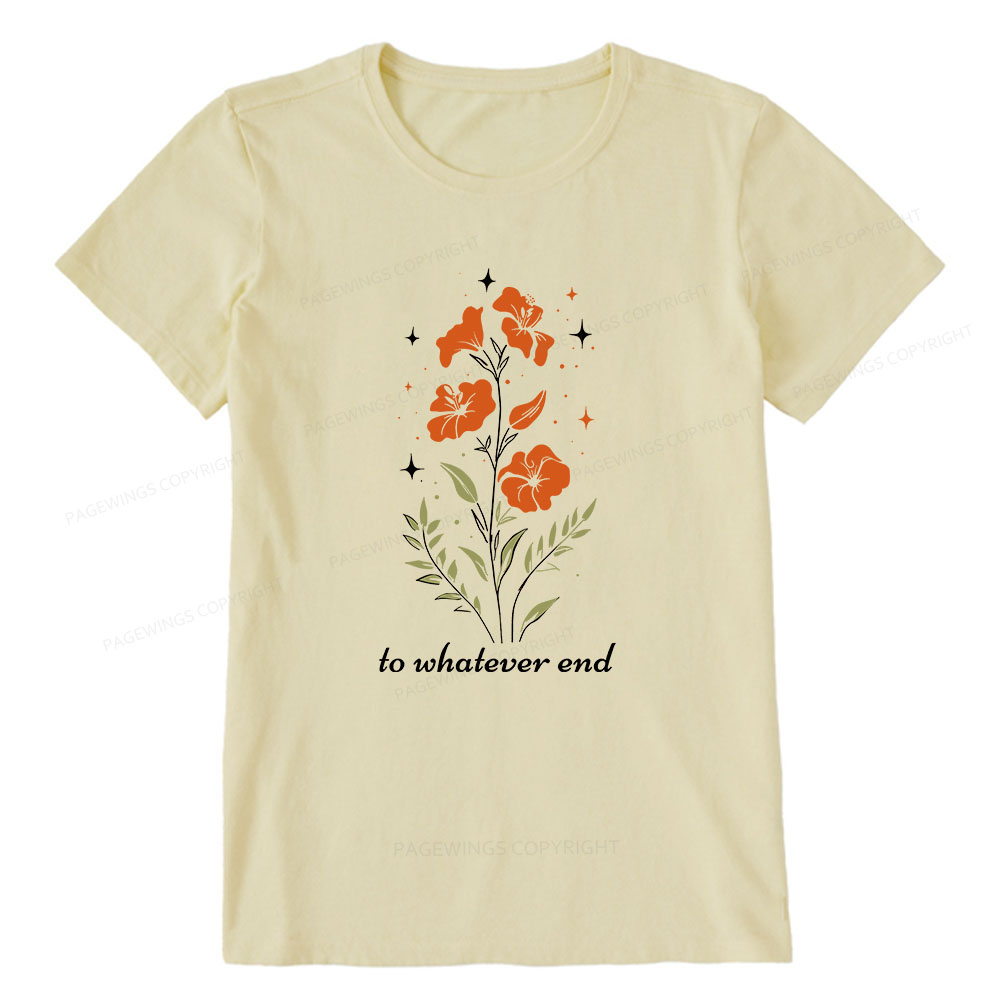 Pagewings Throne of Glass To Whatever End Unisex Classic T-shirt