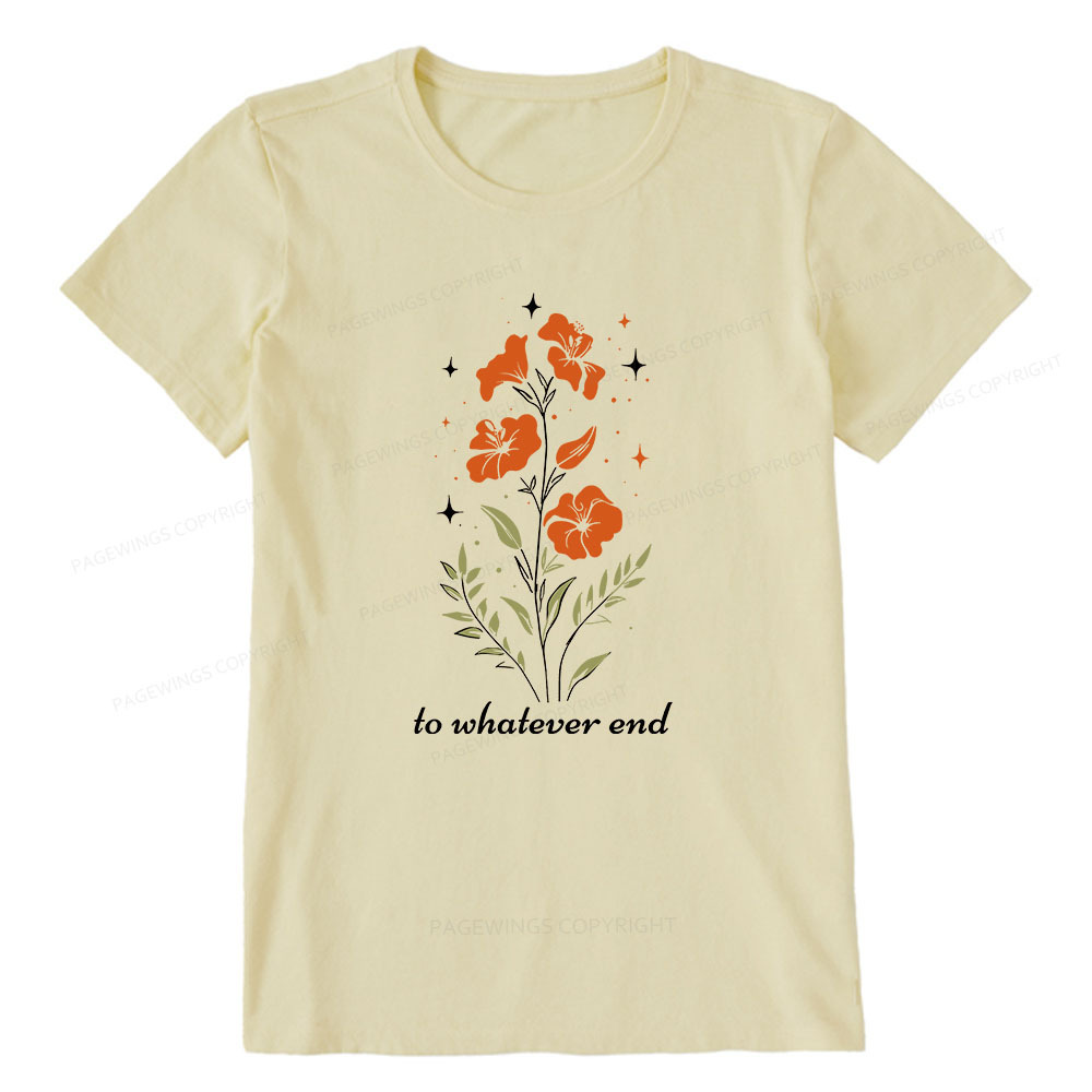 Pagewings Throne of Glass To Whatever End Unisex Classic T-shirt