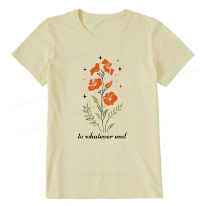 Pagewings Throne of Glass To Whatever End Unisex Classic T-shirt
