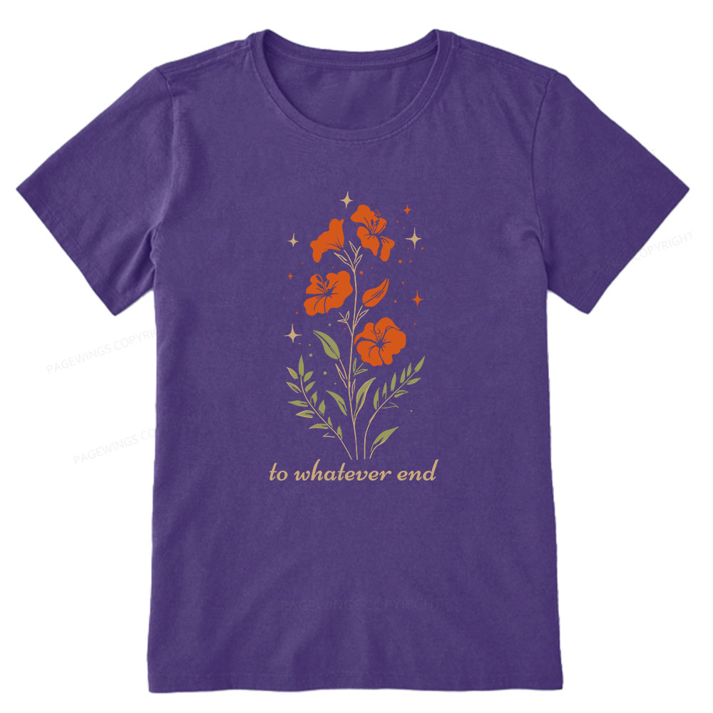 Pagewings Throne of Glass To Whatever End Unisex Classic T-shirt