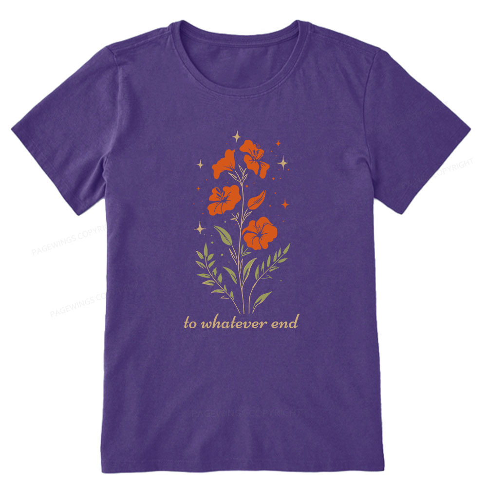 Pagewings Throne of Glass To Whatever End Unisex Classic T-shirt
