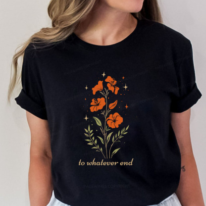 Pagewings Throne of Glass To Whatever End Unisex Classic T-shirt