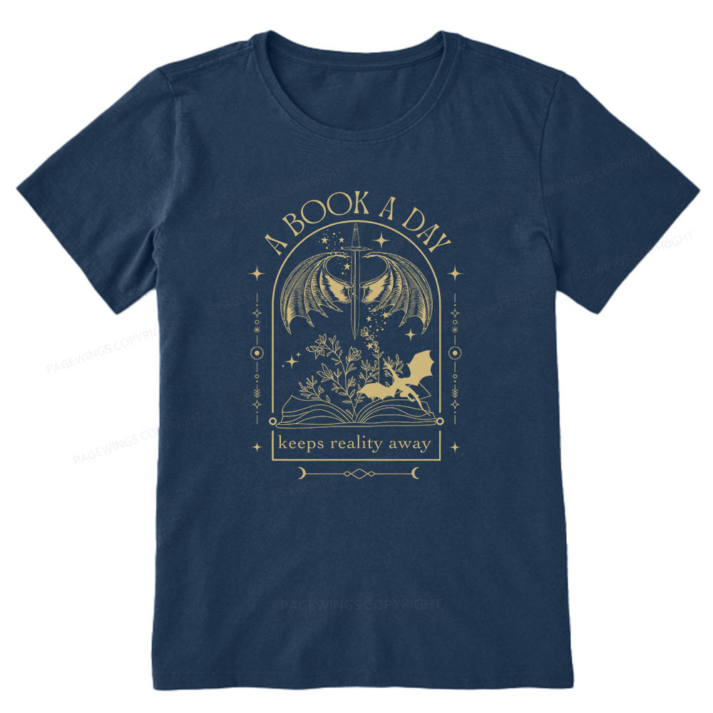 Pagewings A Book a Day Dragon Unisex Classic T-shirt