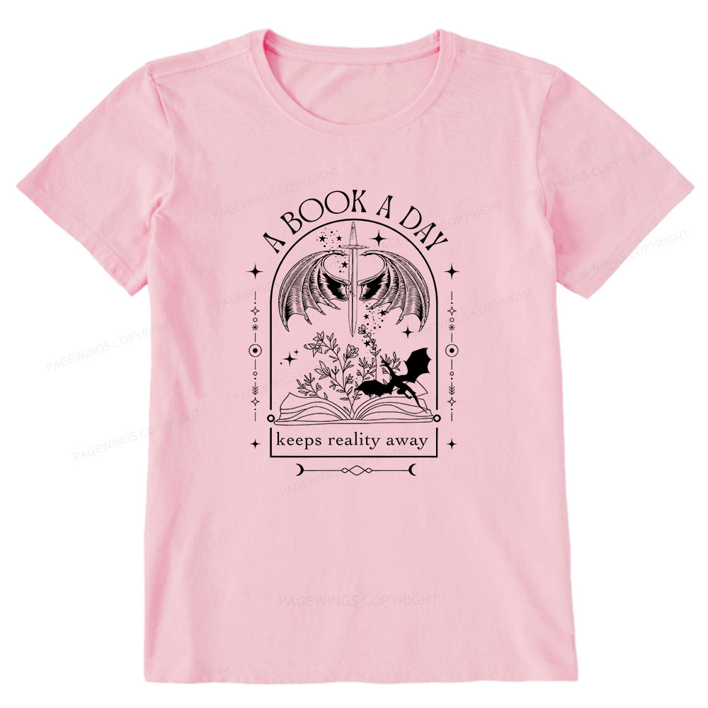 Pagewings A Book a Day Dragon Unisex Classic T-shirt