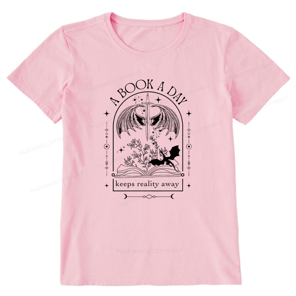 Pagewings A Book a Day Dragon Unisex Classic T-shirt