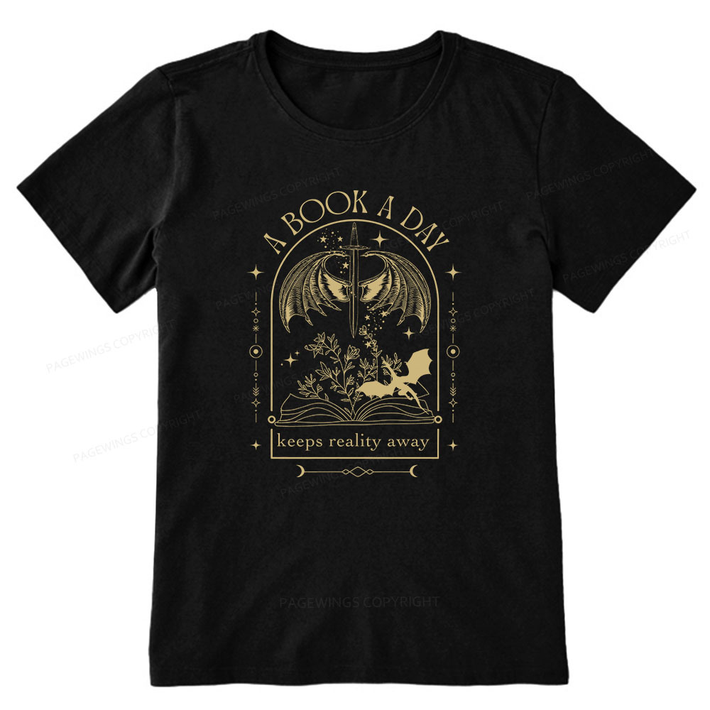 Pagewings A Book a Day Dragon Unisex Classic T-shirt