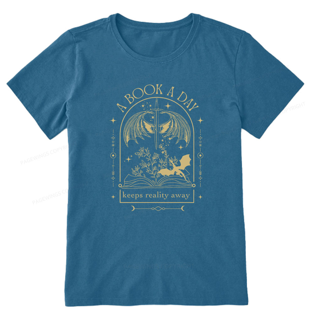 Pagewings A Book a Day Dragon Unisex Classic T-shirt