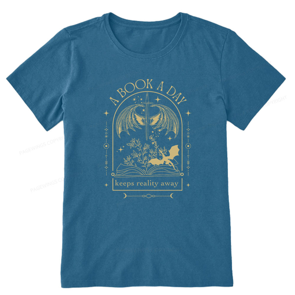 Pagewings A Book a Day Dragon Unisex Classic T-shirt