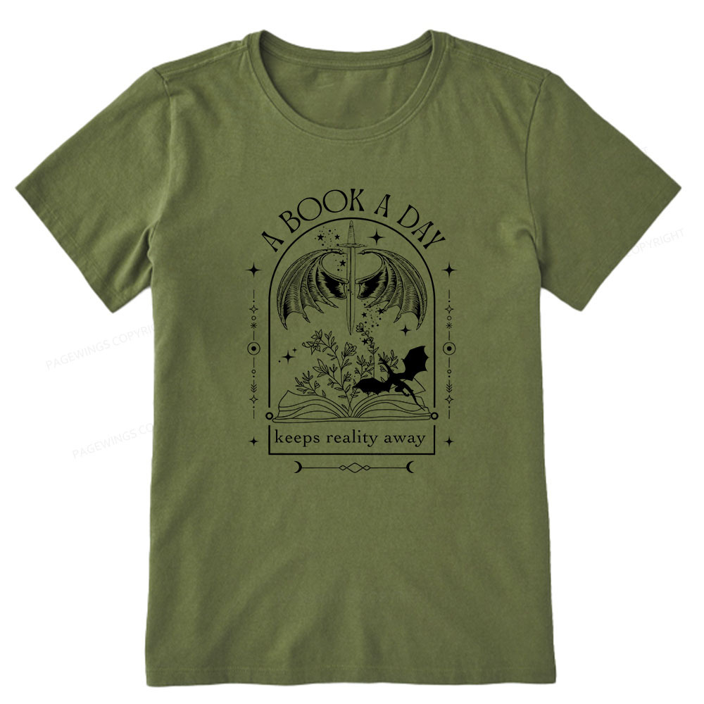 Pagewings A Book a Day Dragon Unisex Classic T-shirt