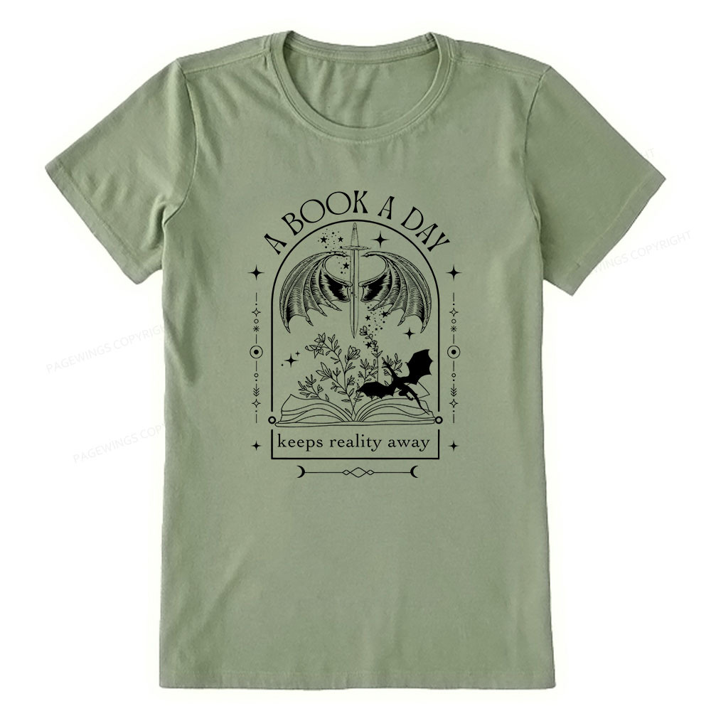 Pagewings A Book a Day Dragon Unisex Classic T-shirt