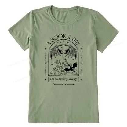 Pagewings A Book a Day Dragon Unisex Classic T-shirt
