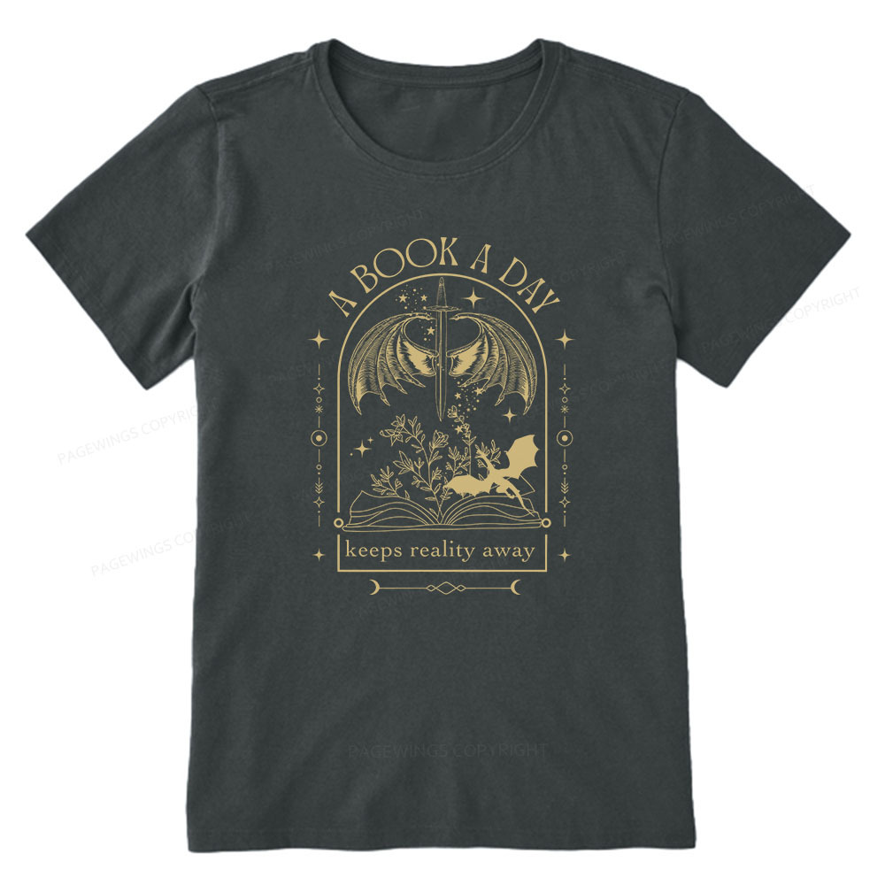 Pagewings A Book a Day Dragon Unisex Classic T-shirt