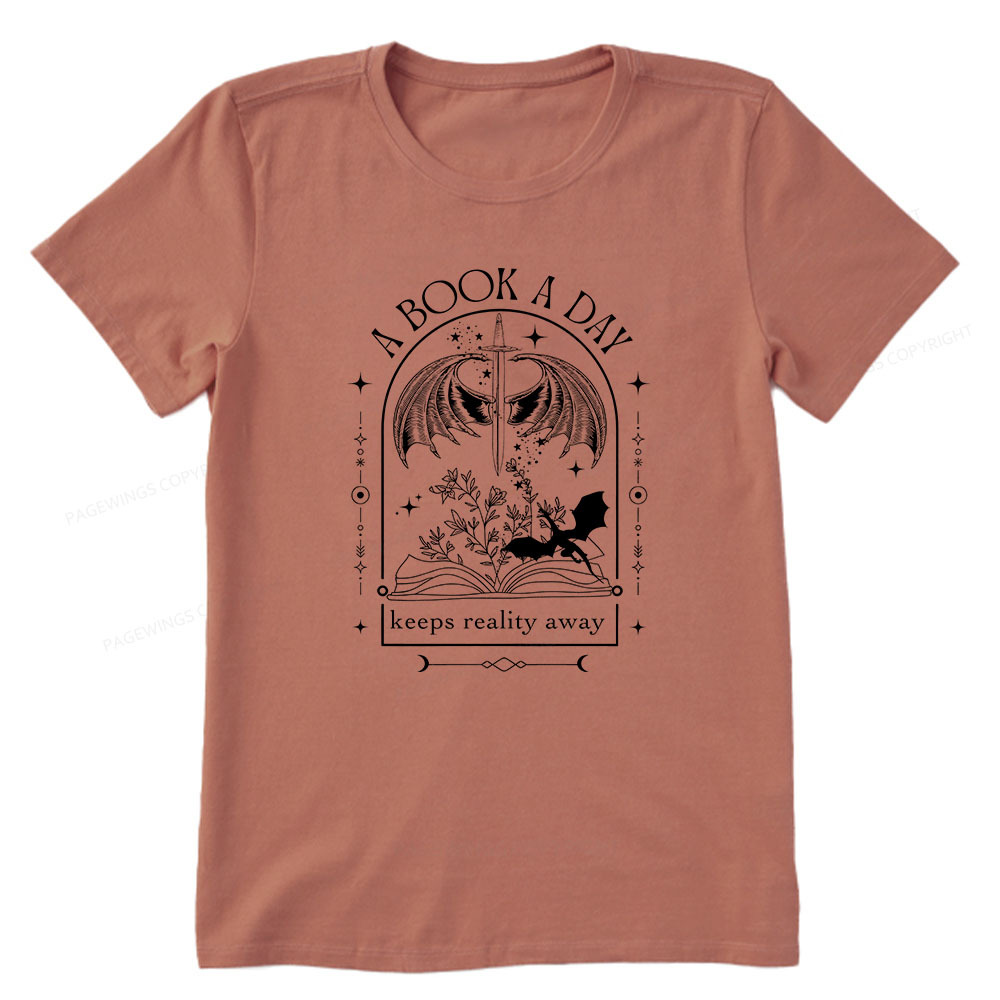 Pagewings A Book a Day Dragon Unisex Classic T-shirt
