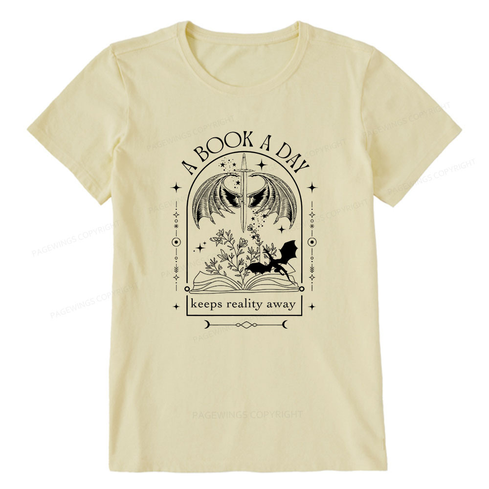Pagewings A Book a Day Dragon Unisex Classic T-shirt