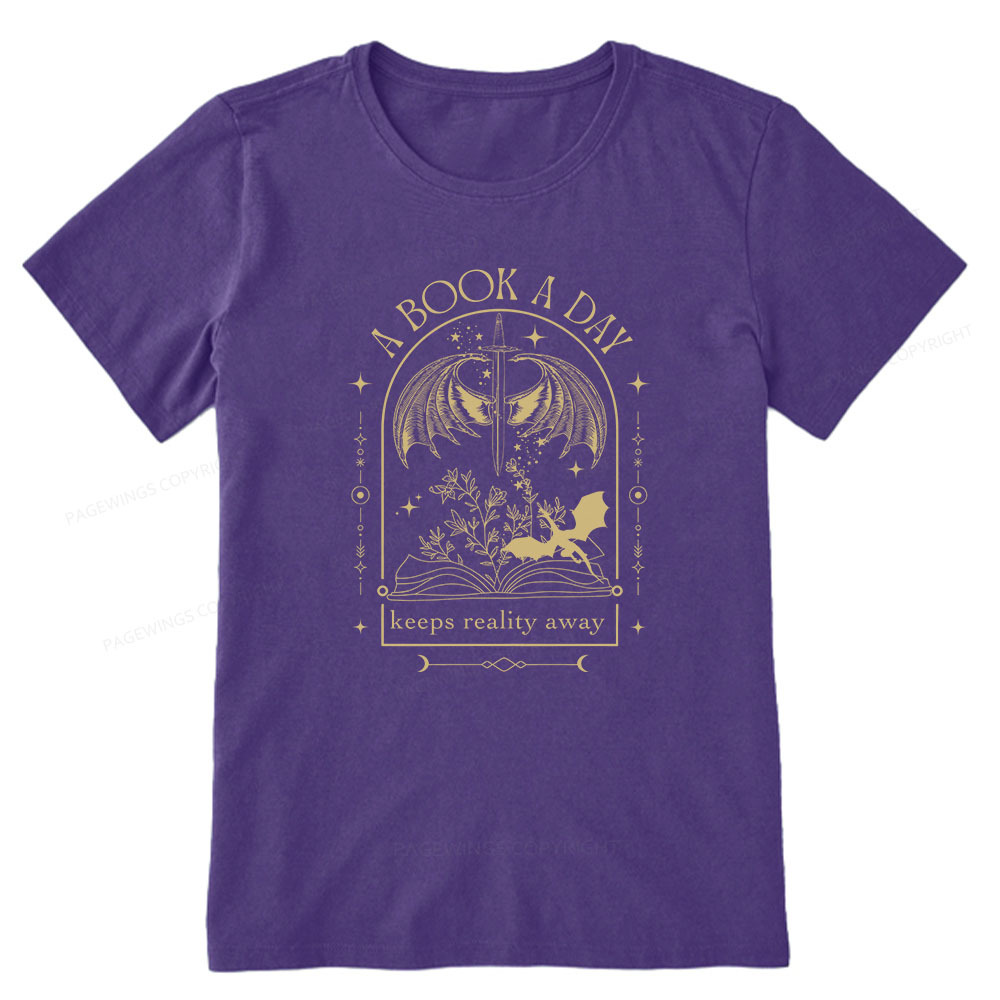 Pagewings A Book a Day Dragon Unisex Classic T-shirt