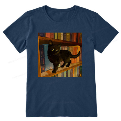 Pagewings Little Library Cat Unisex Classic T-shirt
