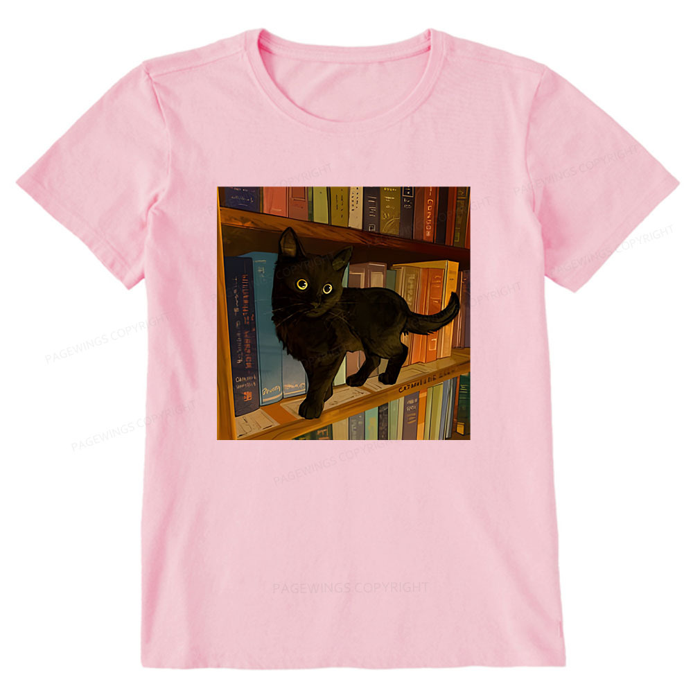 Pagewings Little Library Cat Unisex Classic T-shirt