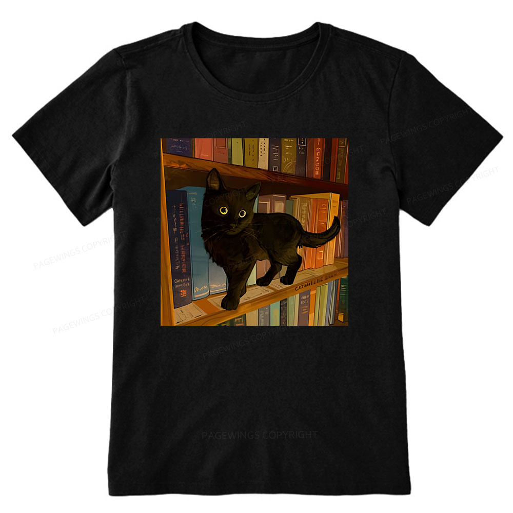 Pagewings Little Library Cat Unisex Classic T-shirt